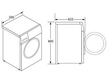 Máy sấy tụ hơi Hafele HD-F60A 8kg MSP 538.91.520