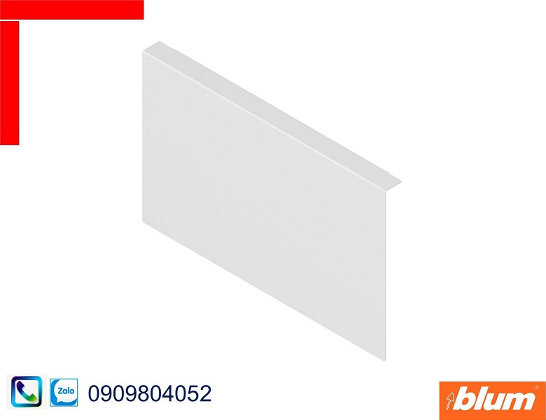 Phụ kiện Blum ZC7A0U0C vách kim loại sau cho ray hộp Legrabox màu trắng