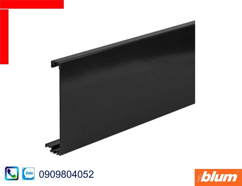 Phụ kiện Blum Z31L1036A mặt trước cho ray hộp màu đen