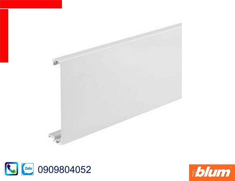 Phụ kiện Blum Z31L1036A mặt trước cho ray hộp màu trắng