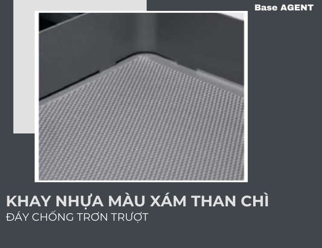 Giá gia vị Hafele Utensio 545.14.322 baseAgent – Khay PP chống trượt, tủ rộng 200mm