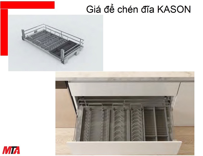 Giá để bát đĩa Kosmo Hafele MSP 549.08.885 KASON FLEX tủ rộng 700mm