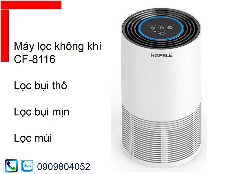 Máy lọc không khí hafele CF-8166 MSP 537.82.710 cho phòng 25 m2