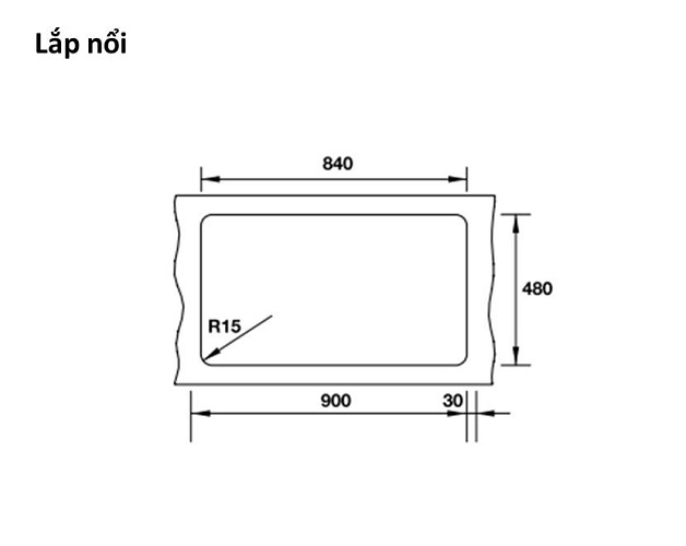 Châu rửa bát đá Blancozia màu vàng 567.68.649